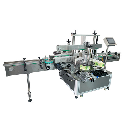 Lüks Fabrika Kavanoz Yuvarlak Şişe Etiketleme Makinesi Plastik Cam Şişe için Otomatik Etiket Ekipmanları Etiket Etiket Makinesi 