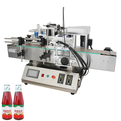 Hero Marka Kağıt Torba Otomatik Meyve Sosu Şişesi Kupası Otomatik Votka Etiketleme Makinesi Shrink 