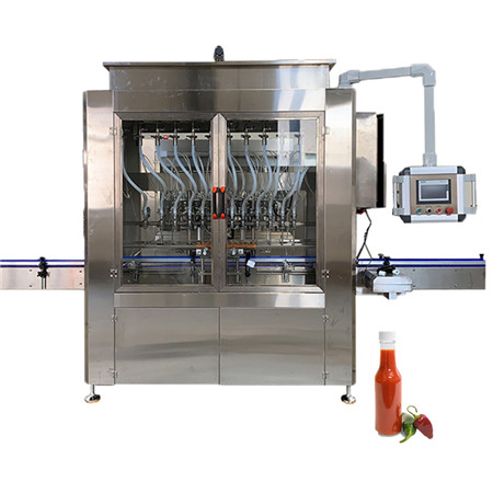 Otomatik 500ml Cam Şişe İçecek Sıvı Döner Dolum Makinesi 