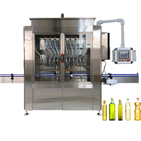 Yemeklik Yağ Motor Madeni Yağ Şişeleme PLC Kontrollü Otomatik Pistonlu Viskoz Sıvı Dolum Paketleme Makinası 