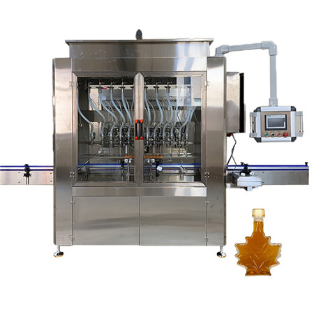 Şişe Sıvı Yapıştır Krema Sos Reçeli Dolum Kapatma Üretim Hattı Lineer Tip Otomatik 4 Nozullu Dolum Makinesi 