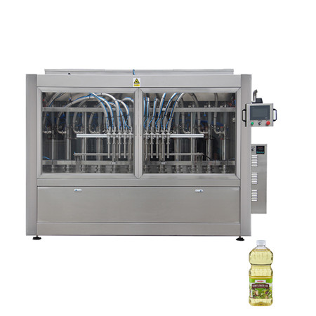 Otomatik Doğrusal Pistonlu Basınçlı Su Sıvı Plastik Şişe Yenilebilir Madeni Yağ İçecek Dolum Kapatma Etiketleme Paketleme Makinesi için Şişeleme Makinesi Hattı 