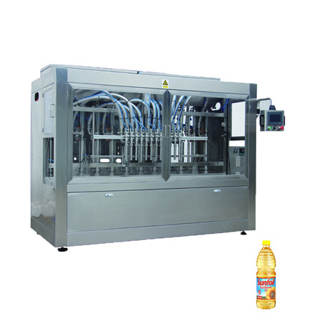 Otomatik Viskoz Sıvı Piston Dolum Ekipmanları El Dezenfektanı / Domates Salçası / Alkol Jel / Yemeklik Yağ için Komple Deterjan Şişeleme Paketleme Makinesi 