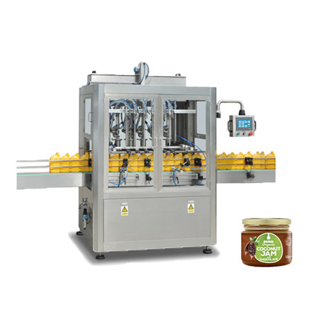 Otomatik 8 Kafalı Yemeklik Zeytinyağı Şişesi Dolum Makinesi 